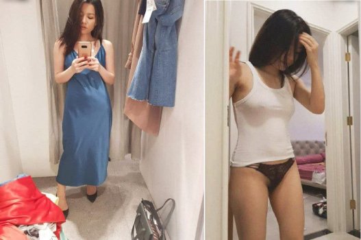 Vợ dâm cứ mặc lọt khe đi trước mặt chồng